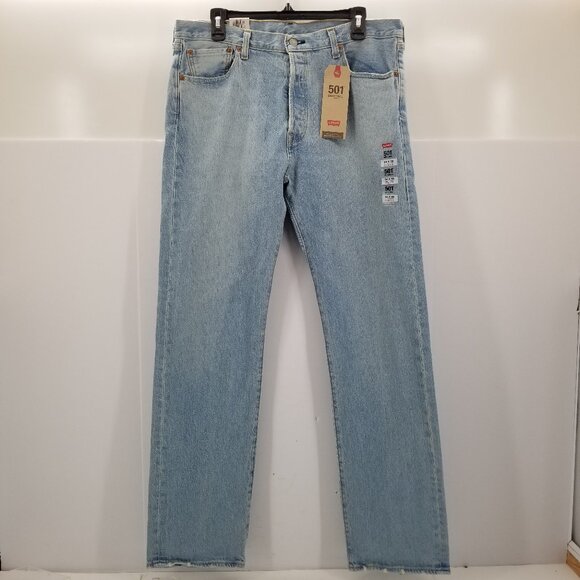 Levi's Men's 501 Original Fit Jean Thunder Moon Rocks 34W x 32L 005013184 - Picture 7 of 16